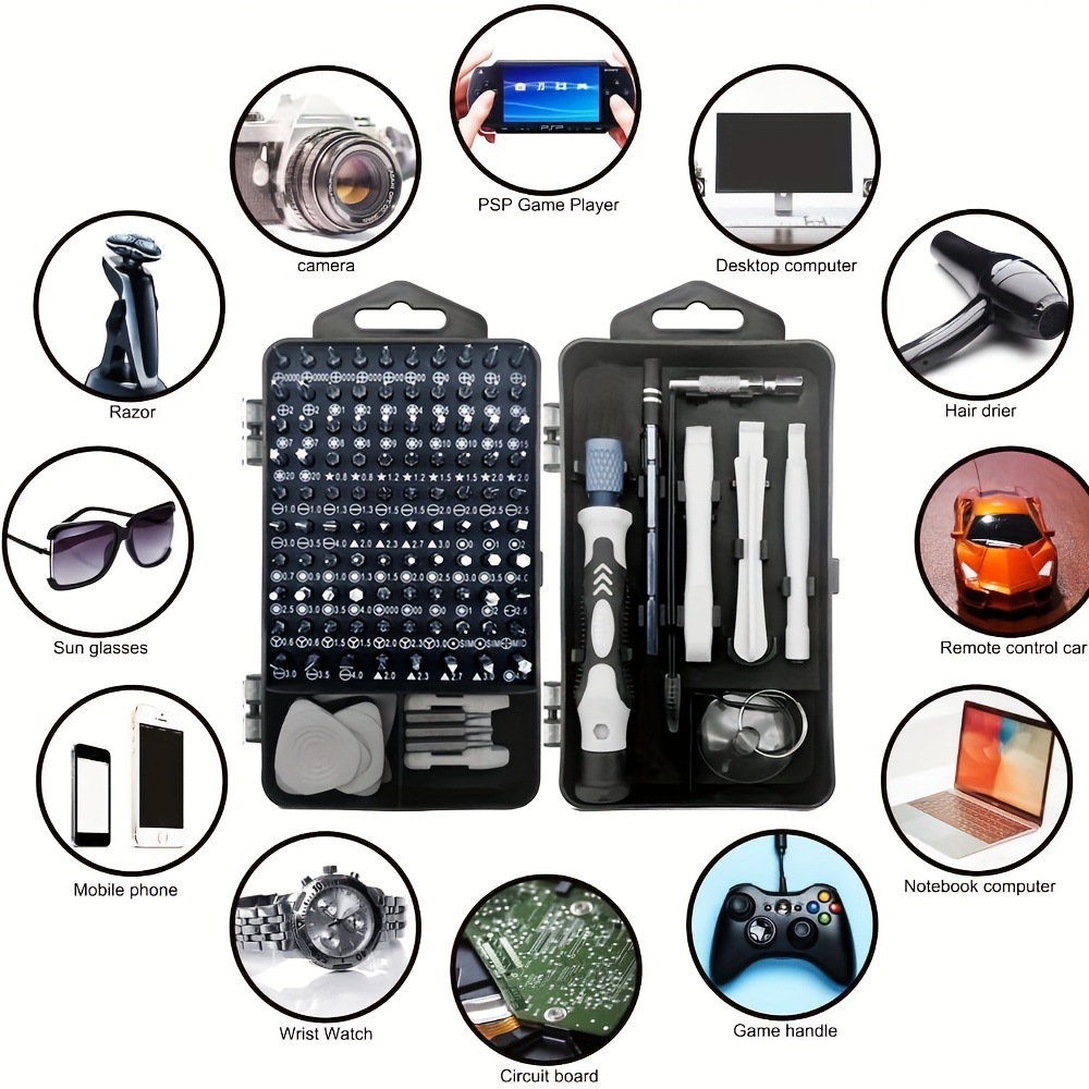 Electronics Repair Game - Set di Cacciaviti di Precisione 115-in-1