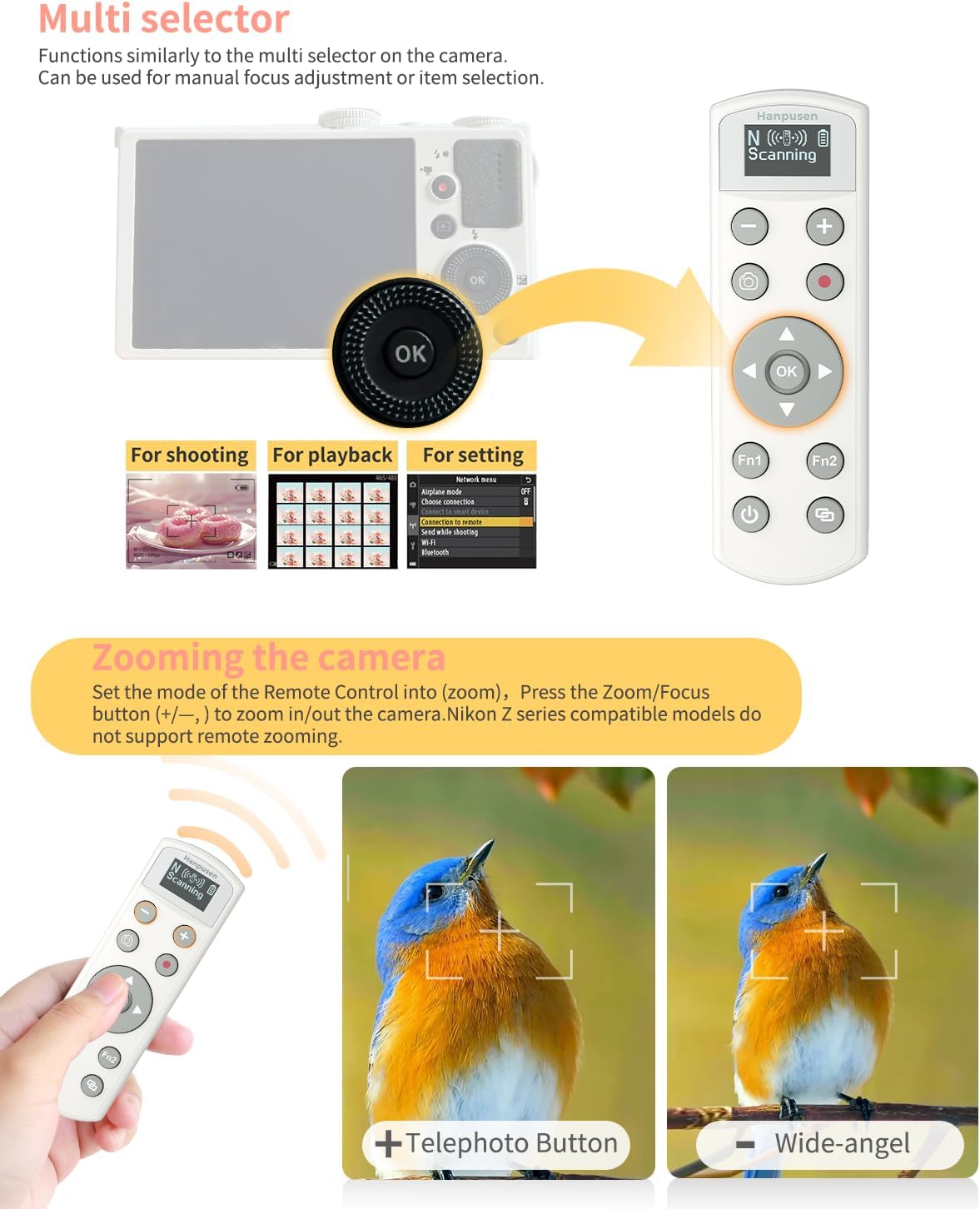 Bianco ML-L7 USB-C Rilascio ot - Nikon Camera Z6 Iii recensione e prezzo