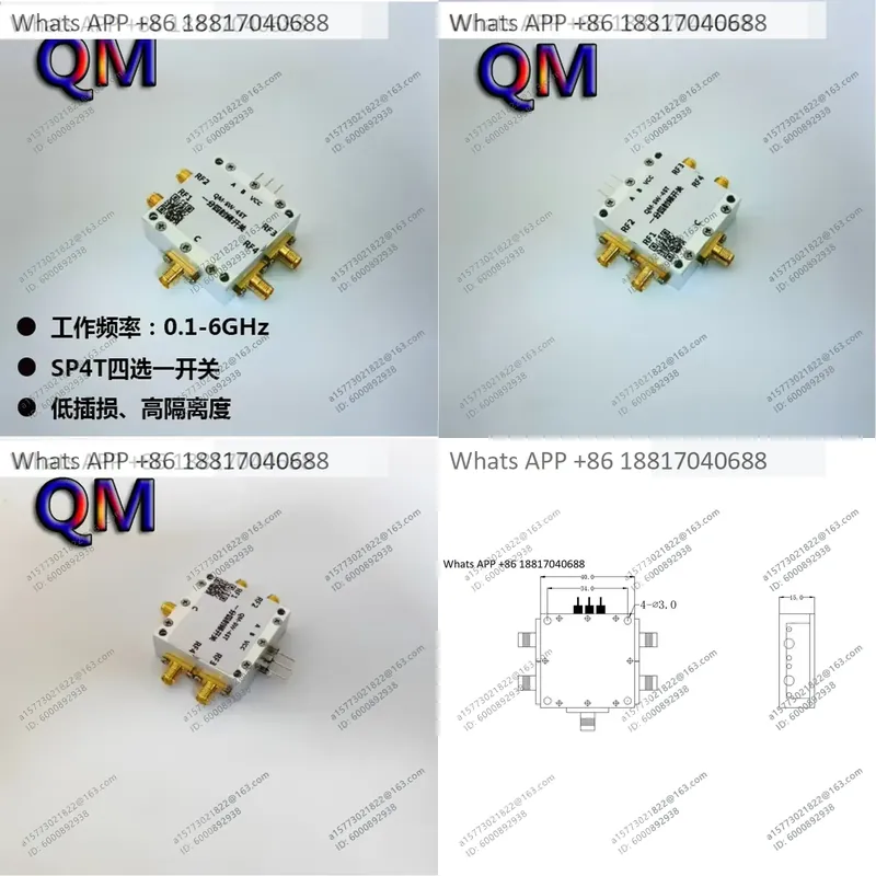 1 Pezzo per QM-SW-4ST 0.1-6 GH - Qm Electronics & Repair Services Photos recensione e prezzo